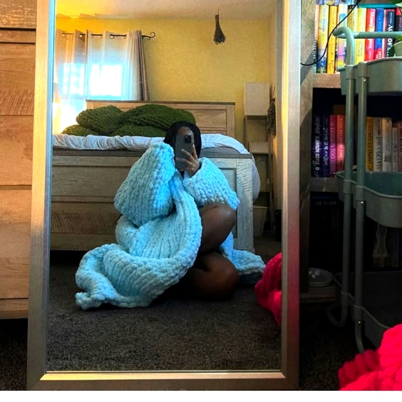 WARM KNIT UP Oversized Sweater Coat size XL.Bright Pink color.UNISEX - Picture 5 of 6